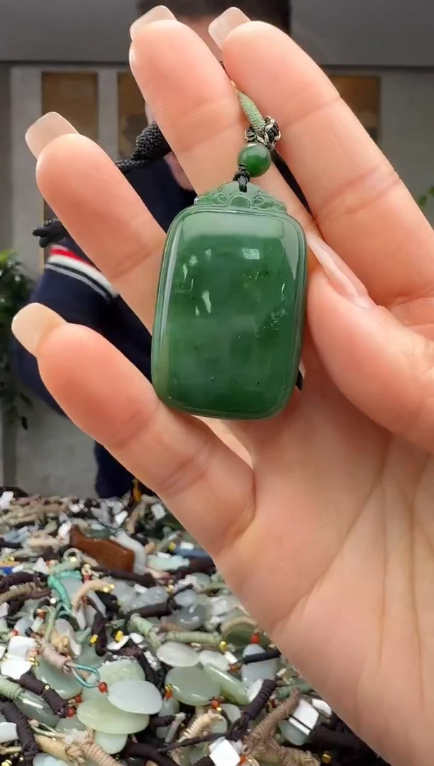 颈饰未镶嵌和田玉拍一发一多样性发货