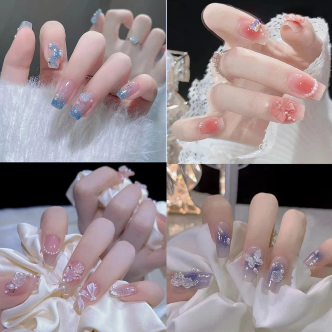 【孟孟专用】纯手工穿戴甲10片装孤品清货NO售后