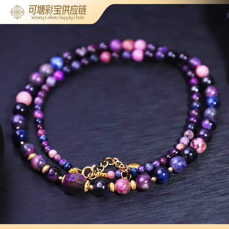 南非舒俱来 18K金 炫彩 舒俱来DIY项链 KTCB-3863-1