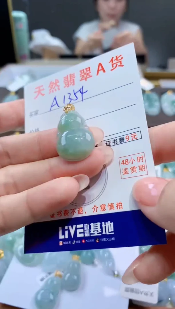 颈饰未镶嵌翡翠天然翡翠A货挂件