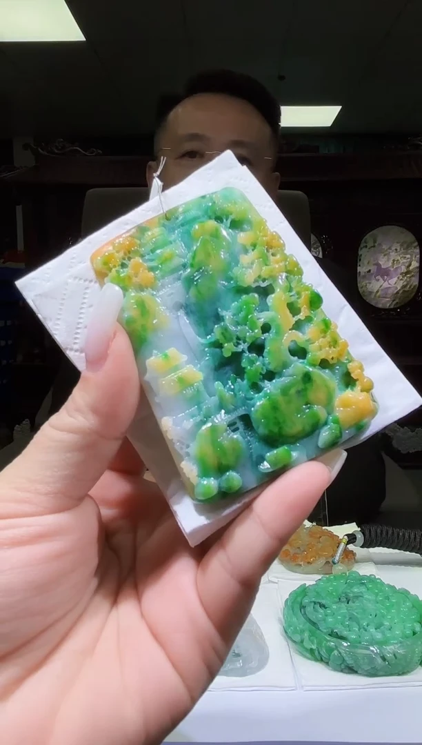 未镶嵌定制翡翠01/1122/C/山水