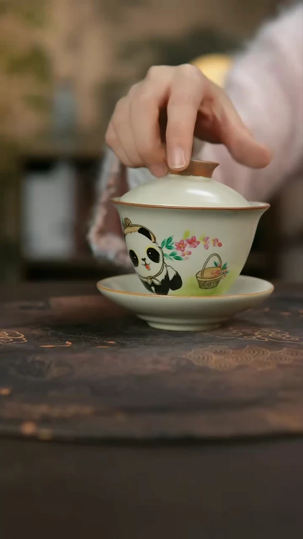 景德镇陶瓷杯碗柴烧多人