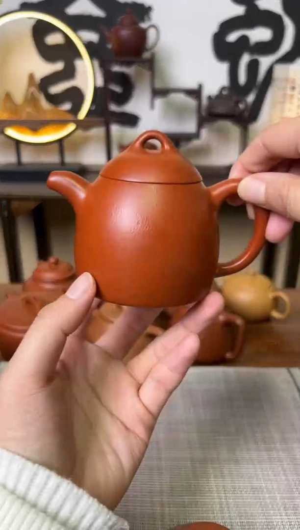 【闪购商品】朱泥茶壶 朱泥秦权壶150CC