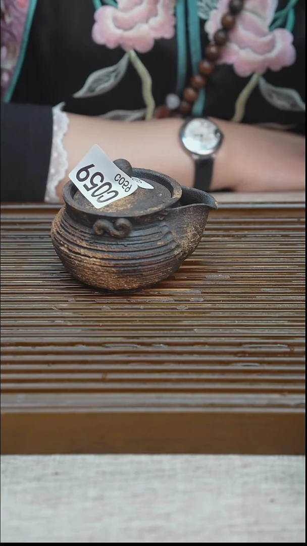 纯手工粗陶茶具每一只不一样