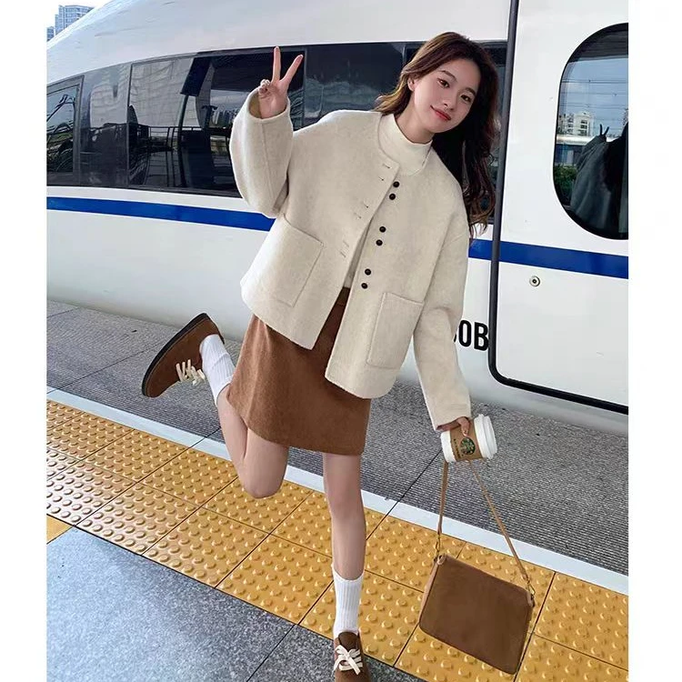 【CJJ.OOTD】2025新款时尚短款韩系外套002