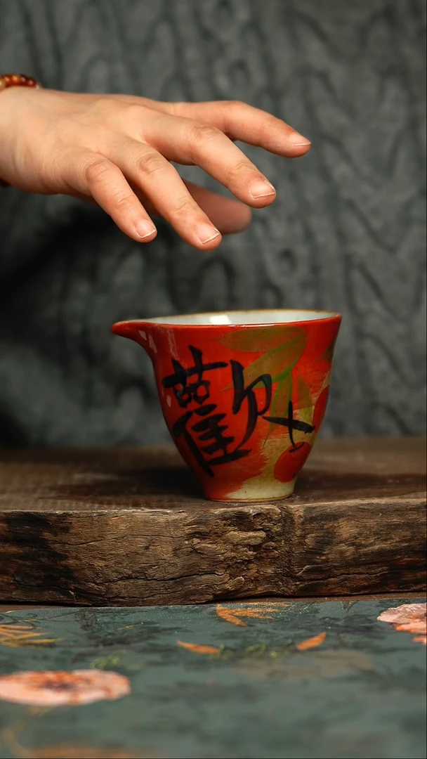 【闪购商品】杯杯手工手绘同款陶器