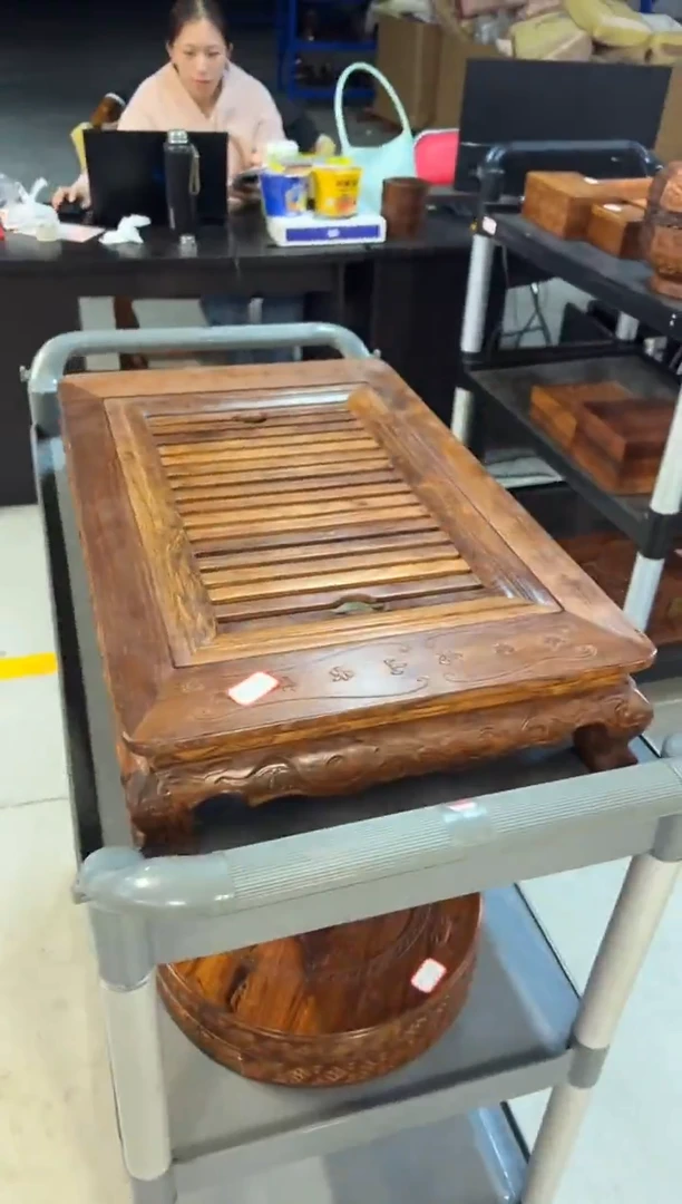 DZ1236-P7MK-卷草纹茶盘（拍）