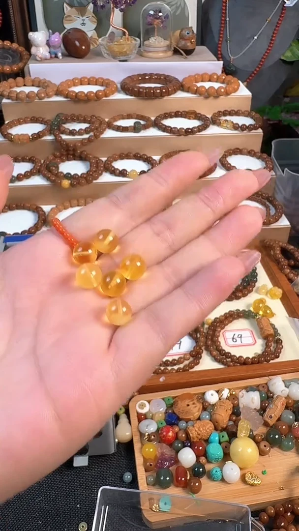 未镶嵌库克吊坠库克库克蜜蜡卡8手串