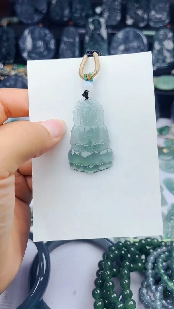 颈饰未镶嵌翡翠海***！观音