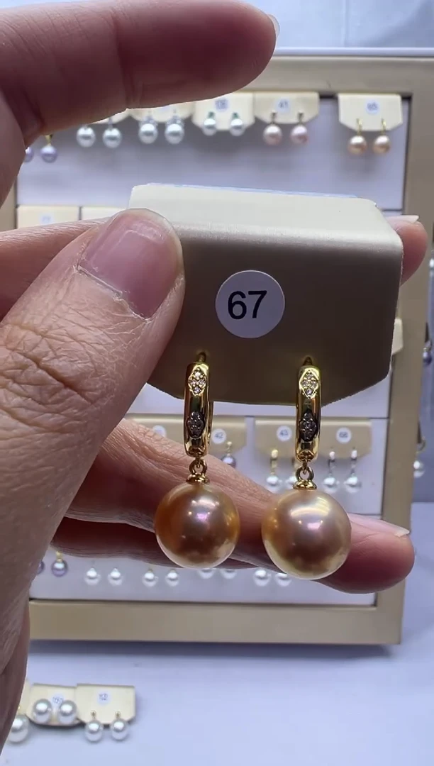 未镶嵌耳饰淡水珍珠67