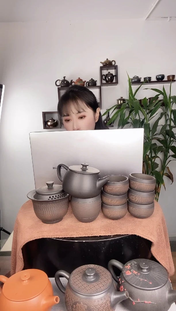 【闪购商品】壶建水紫陶400黑金刚9件