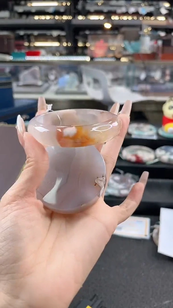 未镶嵌手镯石英质玉61圈口（赠品镯心）6285393