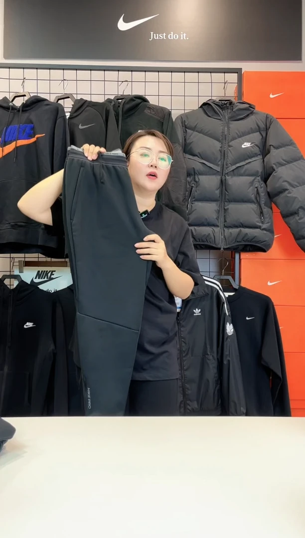 2123 华夫格子长裤L码130-150斤 不退换