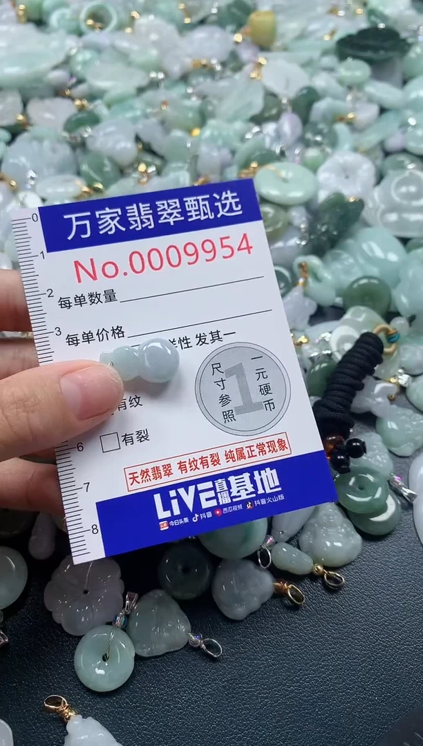 吊坠(不含链)未镶嵌翡翠9954
