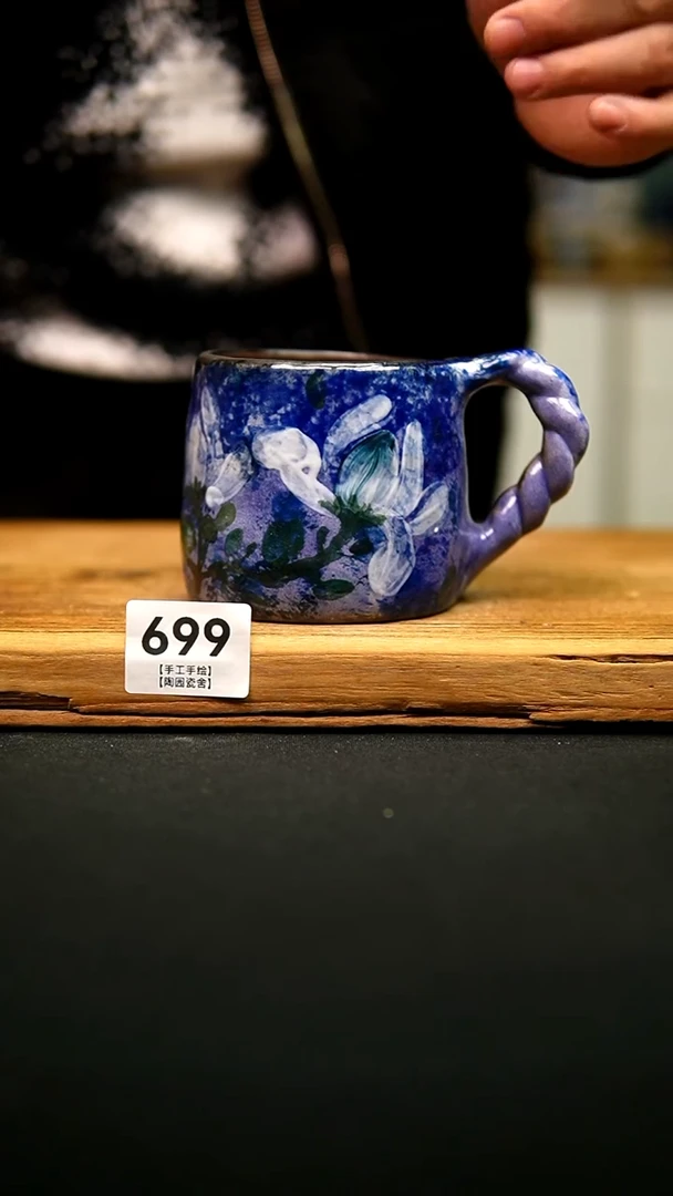@@陶园瓷舍@@纯手工手绘@高温釉下彩11