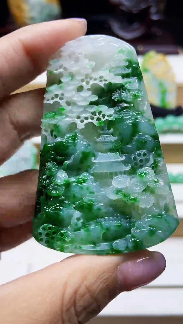 未镶嵌挂件翡翠翡翠A货