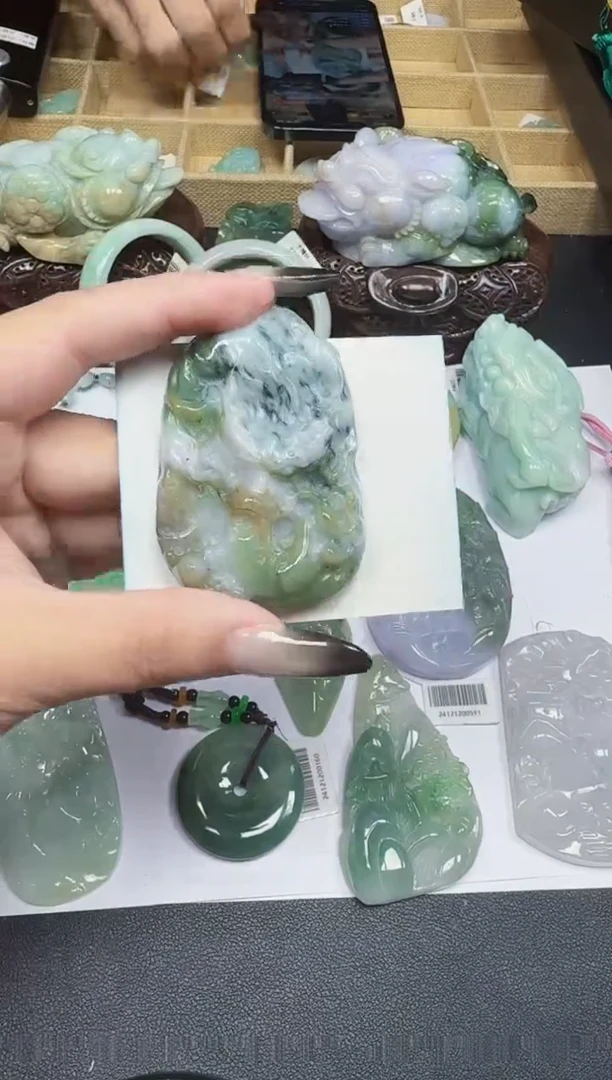 未镶嵌挂件翡翠天然缅甸A货翡翠