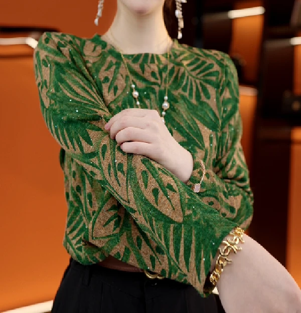 绿意盎然专柜原版上新2025秋冬品质打底衫精品加厚保暖绒衫FF010