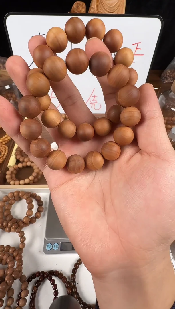 檀香木手串/手链15单圈微瑕