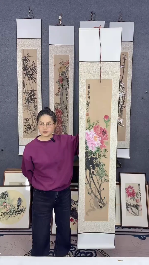 国画175*32吴铁成作品