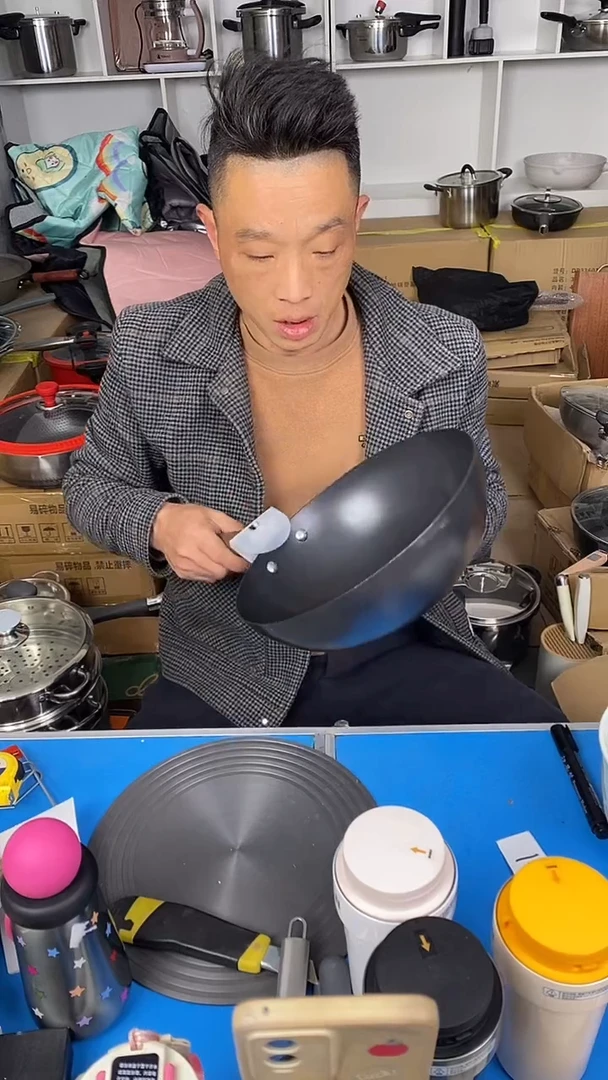 食品级塑料1铁锅28  无盖