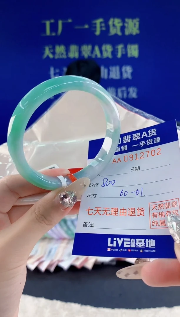 未镶嵌手镯翡翠02天然翡翠A货