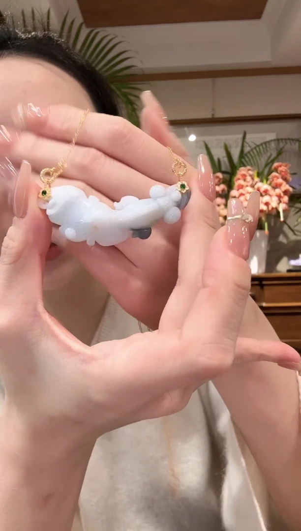 【闪购商品】翡翠颈饰未镶嵌国风