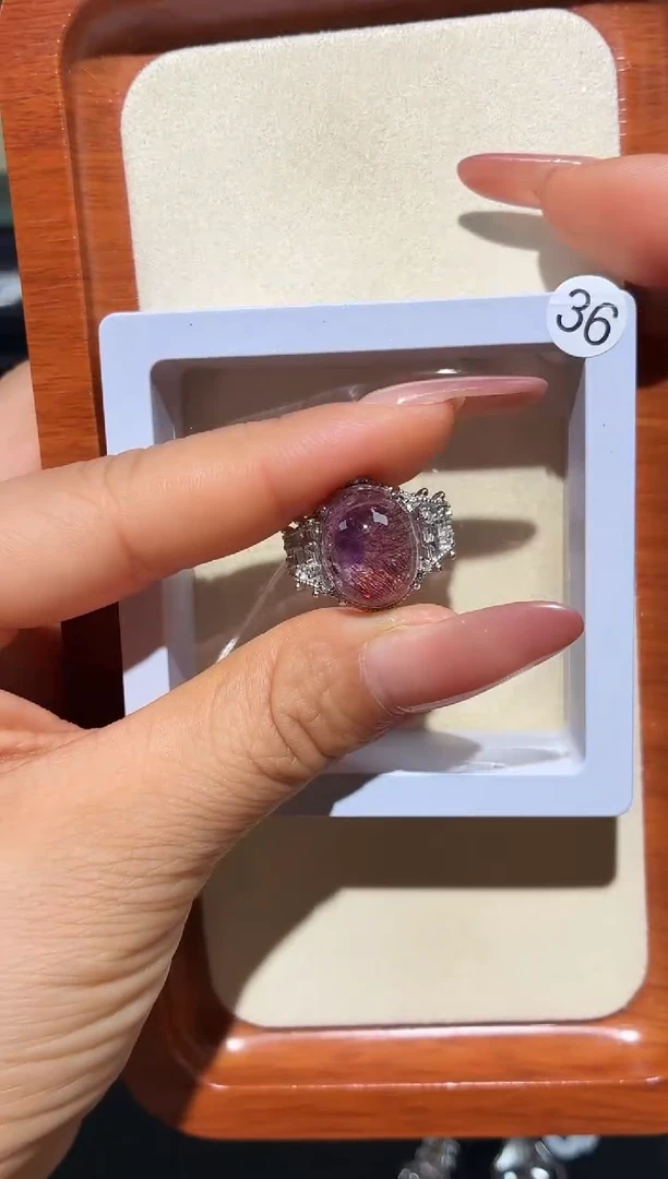 银S925镶嵌戒指水晶寻*猫定制