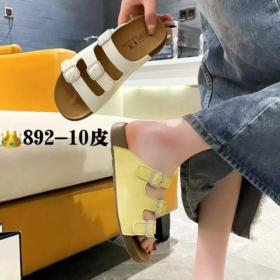 夏休闲款法式拖鞋女新款配裙子仙女风拖鞋235-27