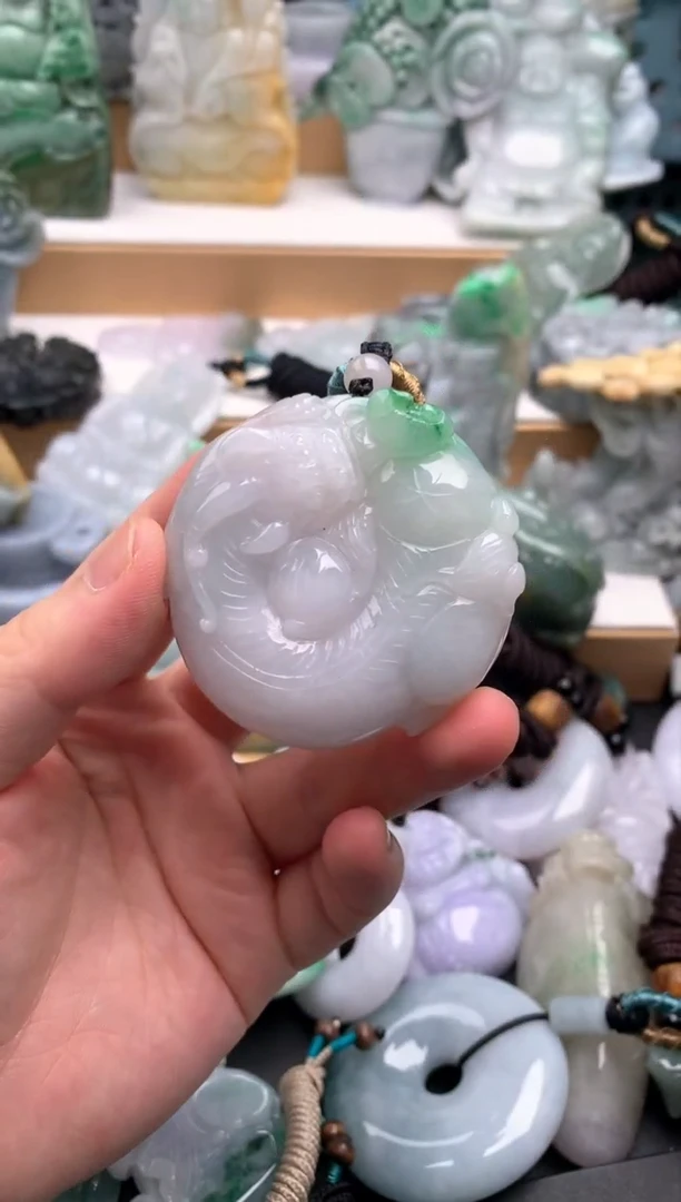 吊坠(不含链)未镶嵌翡翠1