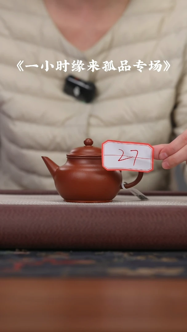【闪购商品】紫砂茶壶朱泥水平{27}