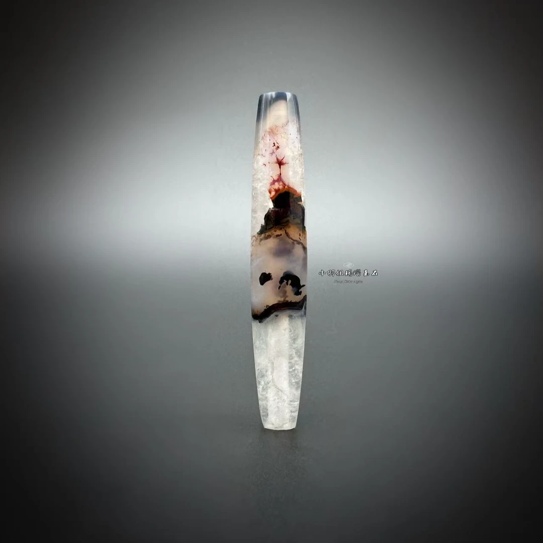 天然冰晶玛瑙长尺寸勒子星辰大海 尺寸 57.7*10