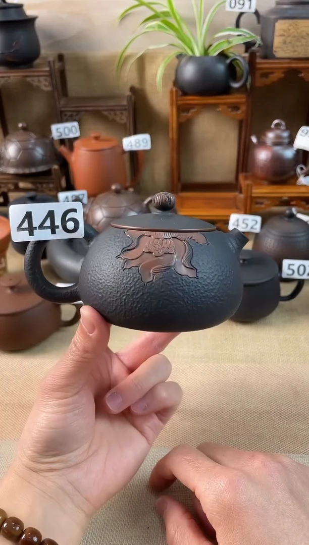 阿*@建水紫陶单壶微瑕446