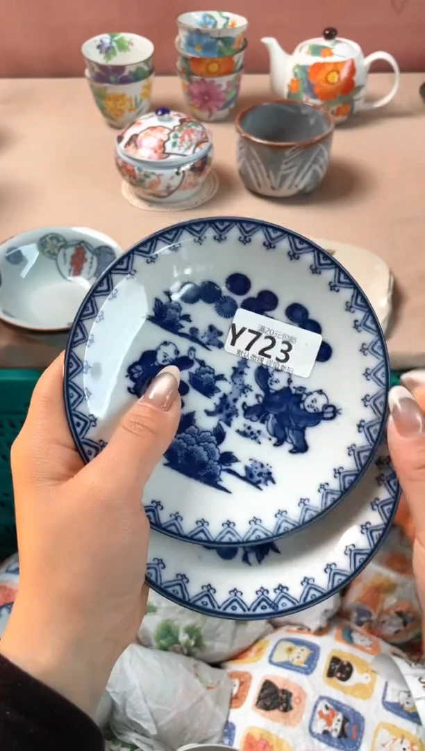 瓷片赢*瓷器瓷器Y723