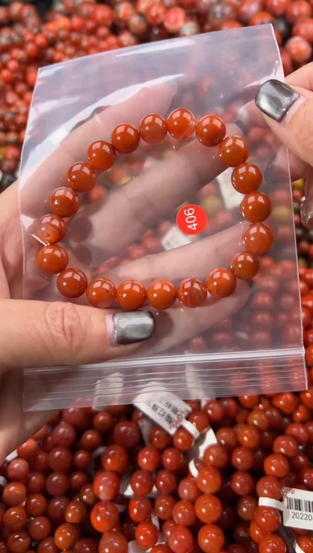 未镶嵌手串南红玛瑙9+