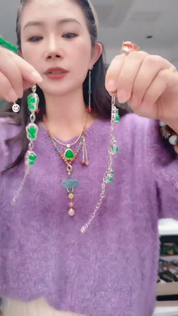 颈饰合金石英质玉0558手链