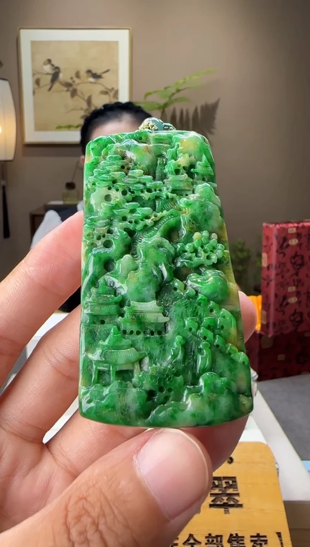 吊坠(不含链)未镶嵌翡翠AR@@960Q3J20389