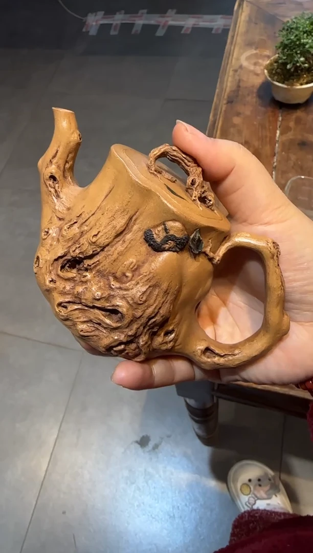茶壶紫砂茶***天达摩 黄金段