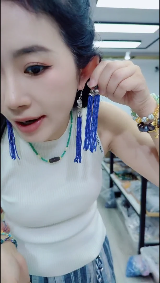 0240流苏耳坠一对