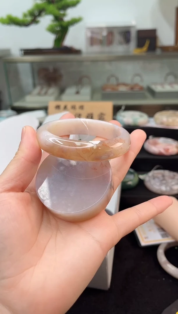 未镶嵌手镯石英质玉57圈口（赠品镯心）1648267