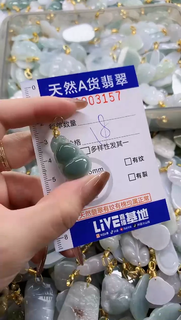 颈饰未镶嵌翡翠天然A货翡翠