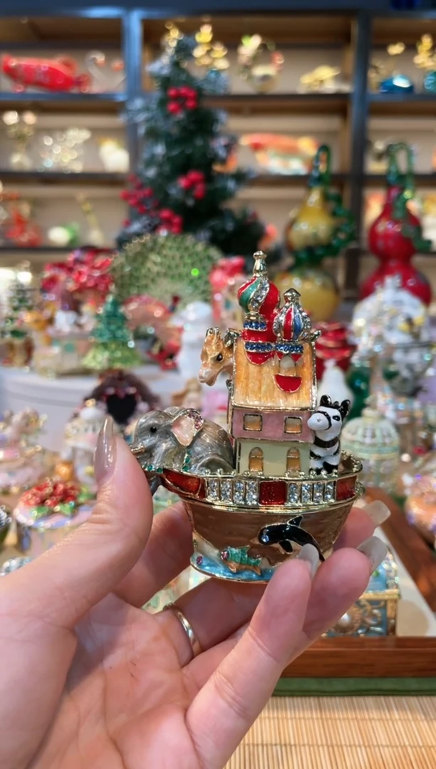 【闪购商品】精致珐琅彩首饰盒