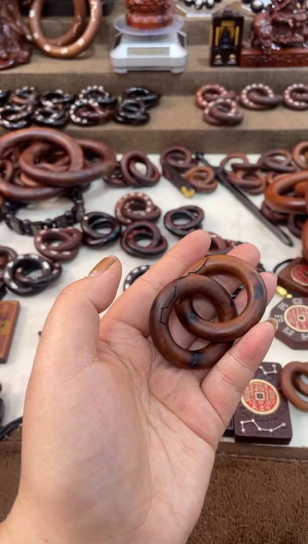 木枣木雷焦2.5乾坤圈六七星加挂绳