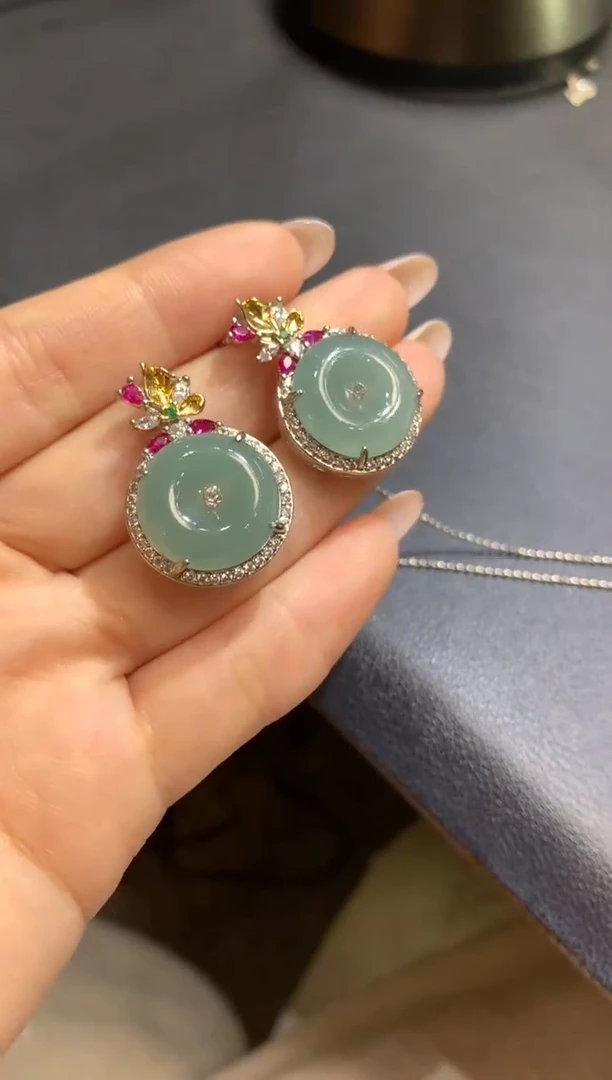 吊坠(不含链)未镶嵌翡翠3-扣子（多样性发货一件