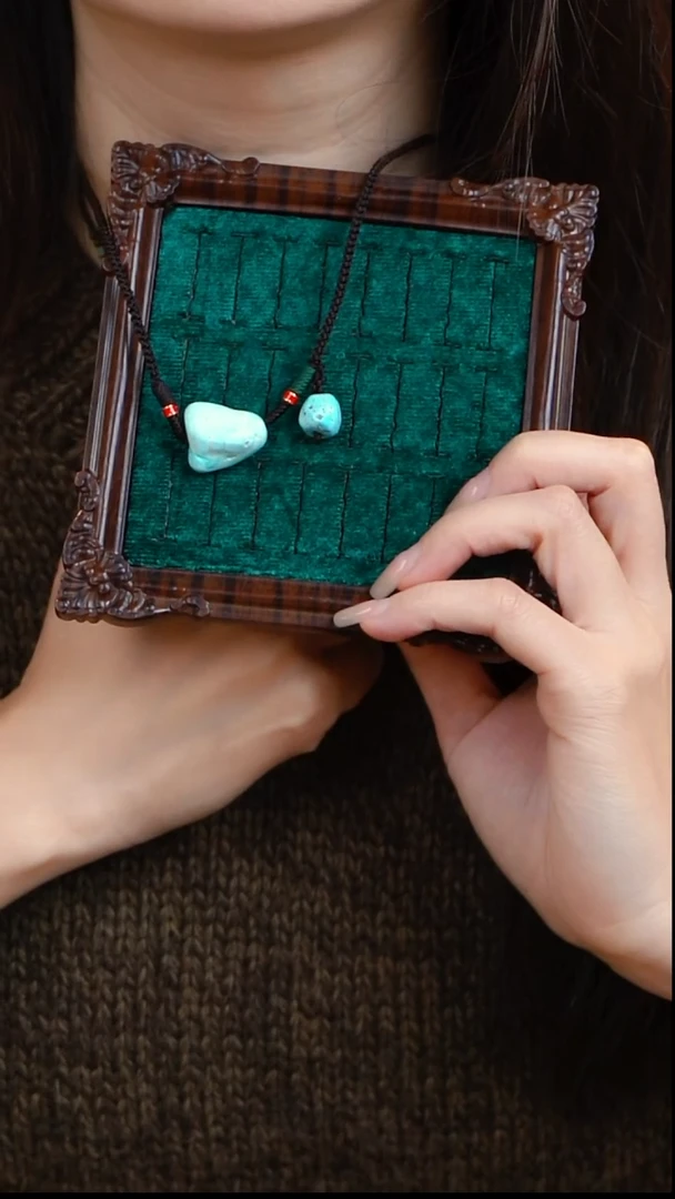 未镶嵌绿松石项链绿松