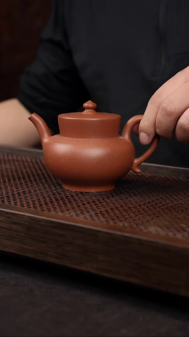 【闪购商品】紫砂茶壶红降坡立樱