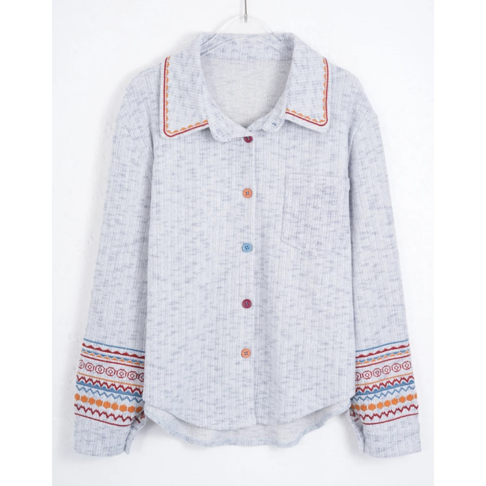 【慧姐】秋冬绒感衬衣【16554】