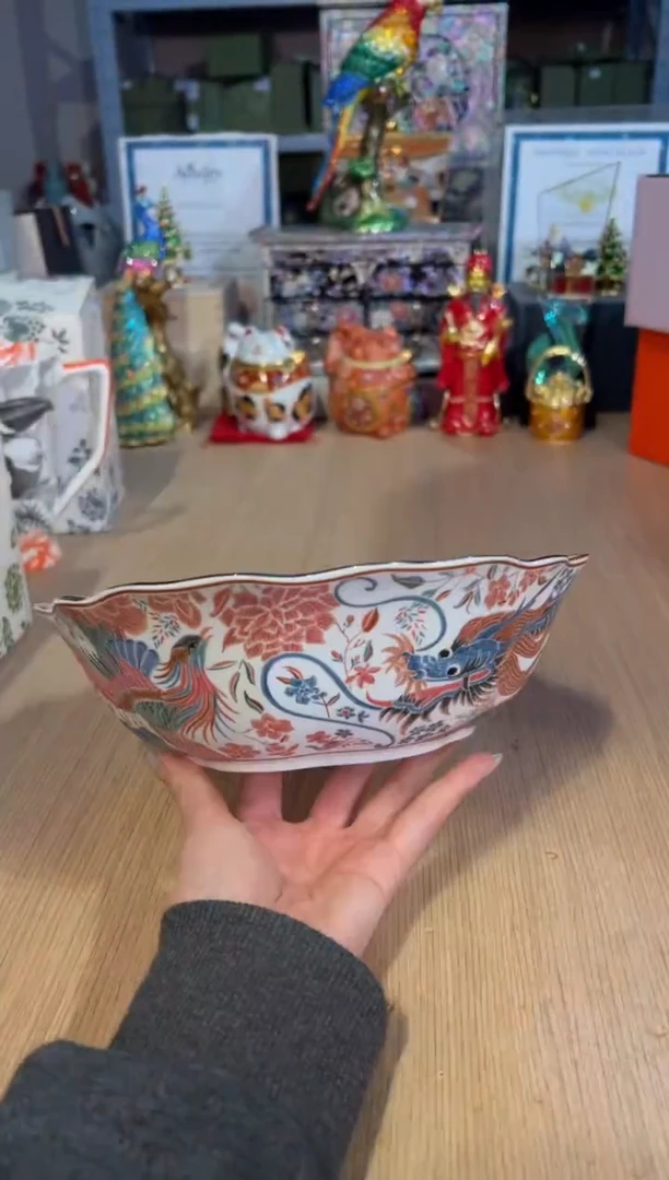 【闪购商品】杯113龙凤刺绣吉祥碗