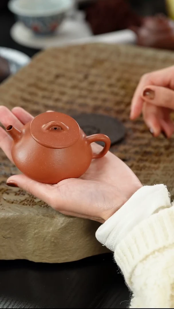 茶壶紫砂lx降坡平盖小纳瓢110cc