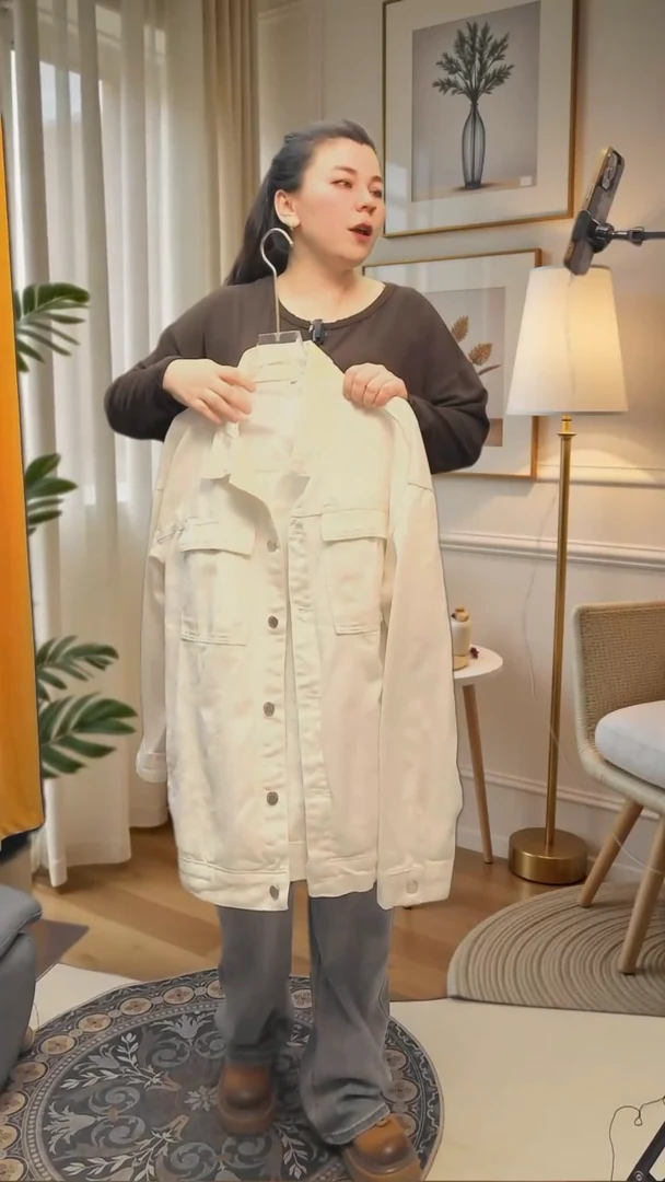 女款春款长袖牛仔衬衫   58.9